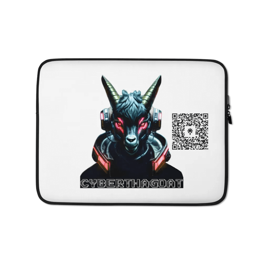 Goat laptop sleeve product image (1)