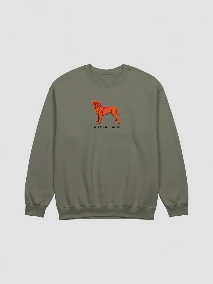 A Total Snub Sweatshirt (Embroidered) of a Dogue de Bordeaux(Red) product image (7)