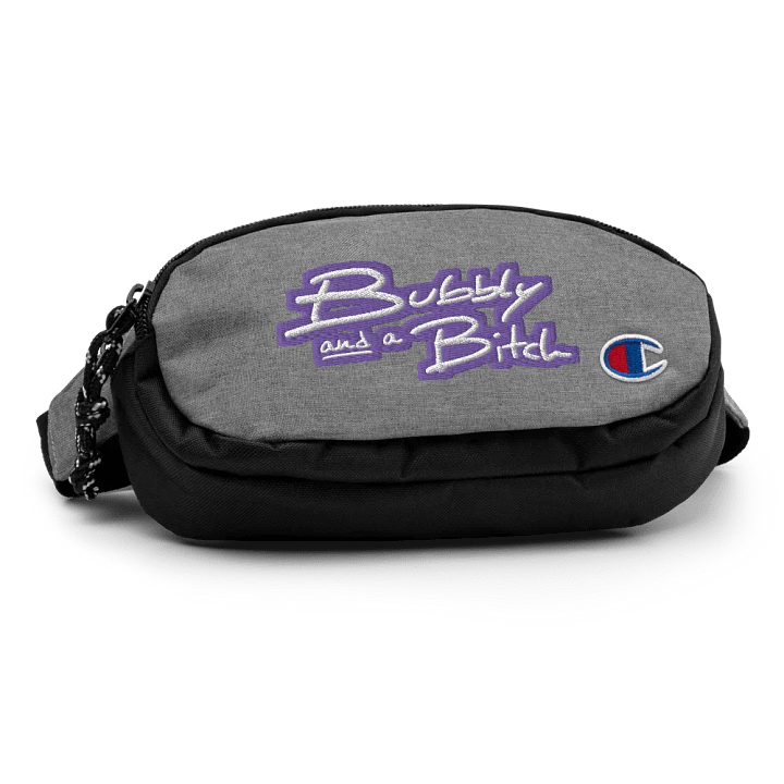 Bubbly and a B*tch (purple bubble design) champion fanny pack product image (2)