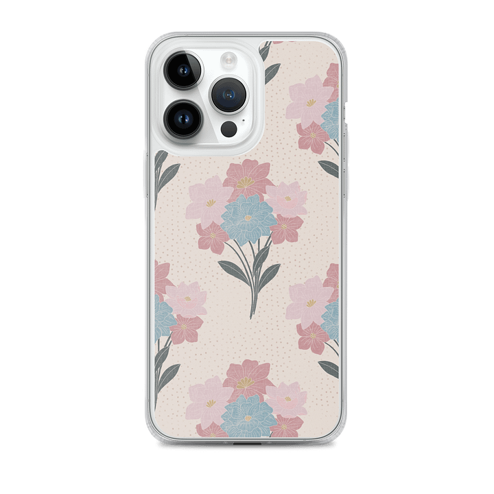 Floral Bunch Block Style MagSafe Soft Case for iPhone product image (1)