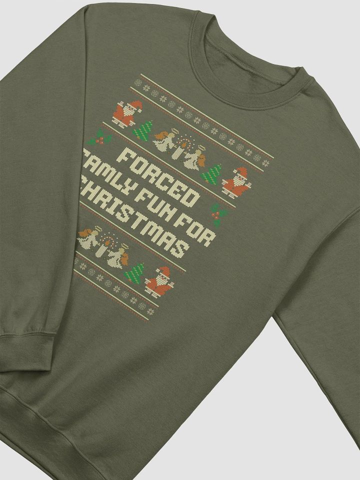 Forced Family Fun For Christmas Festive Crewneck product image (12)