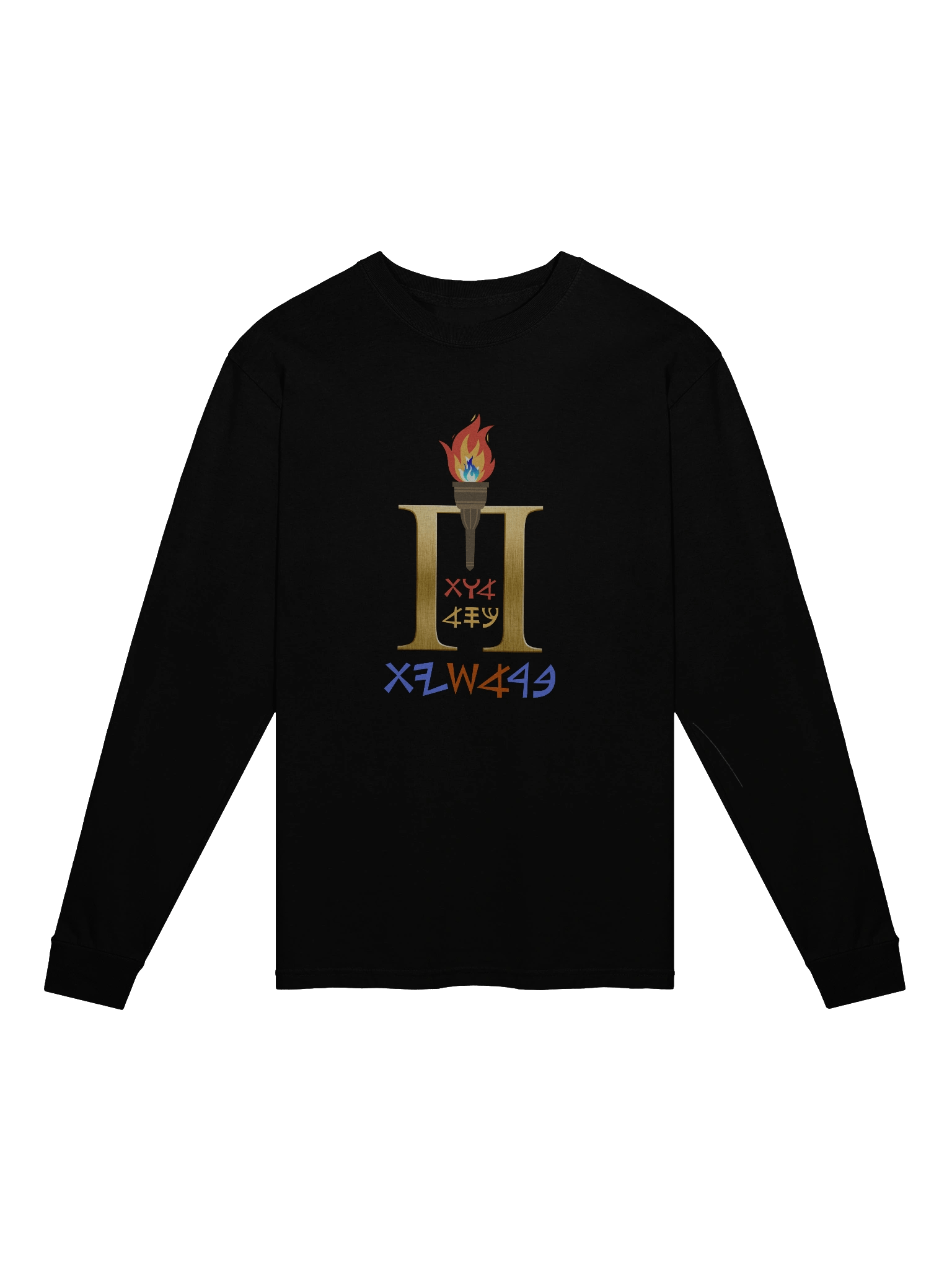 Throne of YAH Long Sleeve TShirt Black product image (1)