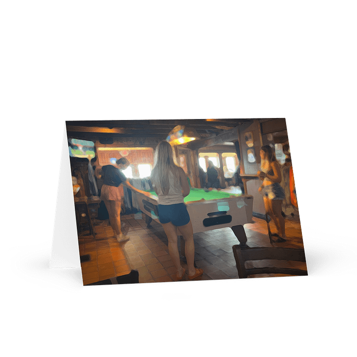 Billiard Bliss Greeting Card product image (1)