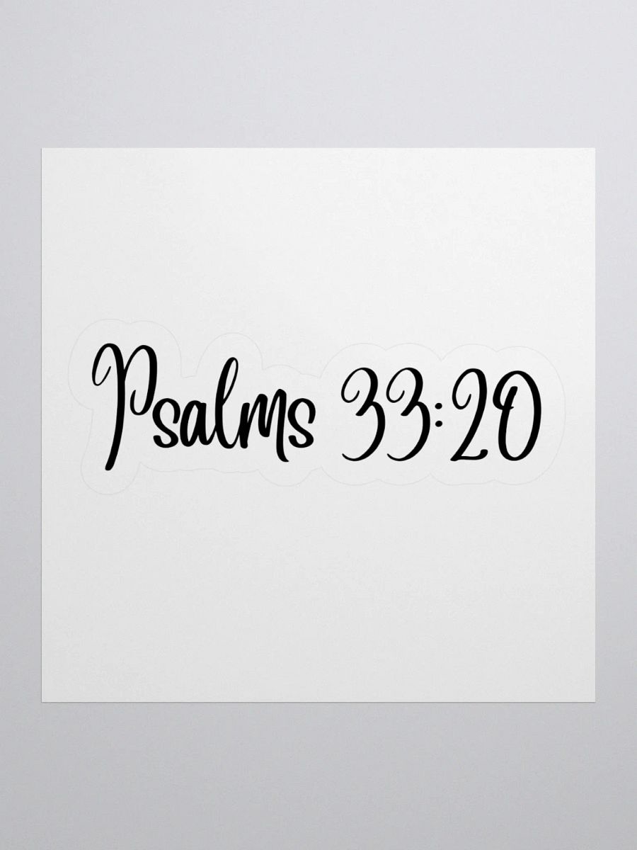Psalms 33:20 product image (2)
