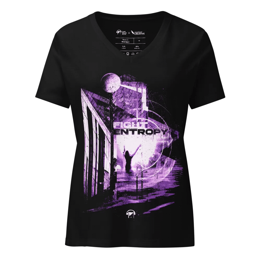 Fight Entropy women's v-neck tee product image (1)