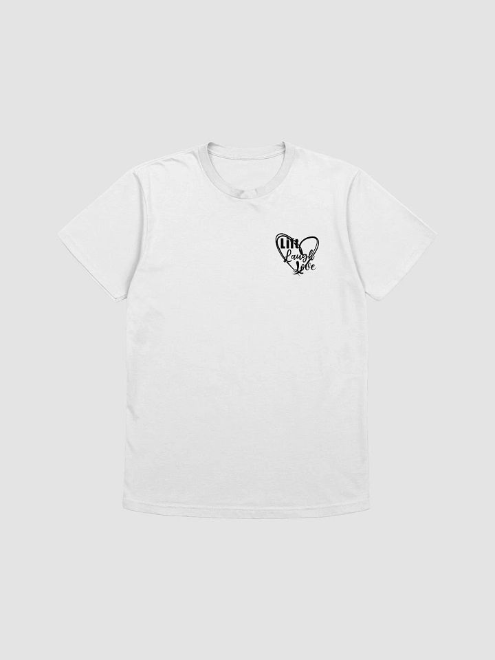 Lift Laugh Love Dark Mode Scribble Heart Gym Tee product image (5)