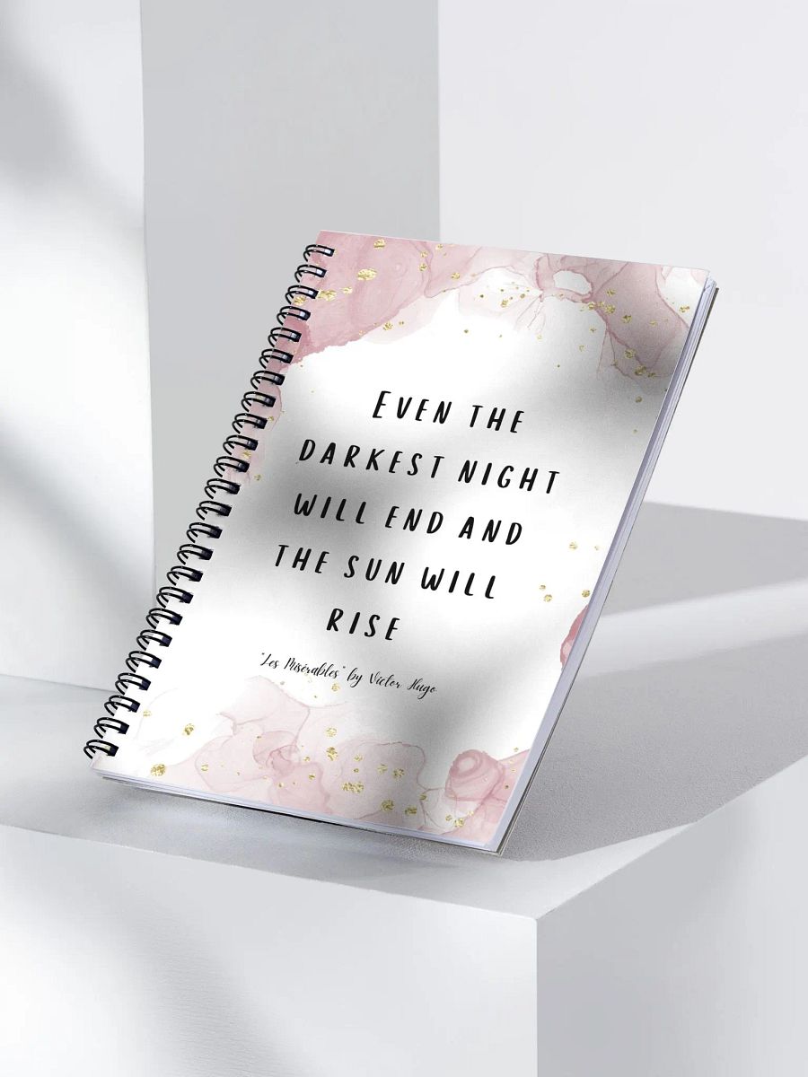 Aesthetic Les Misérables Quote Notebook product image (3)
