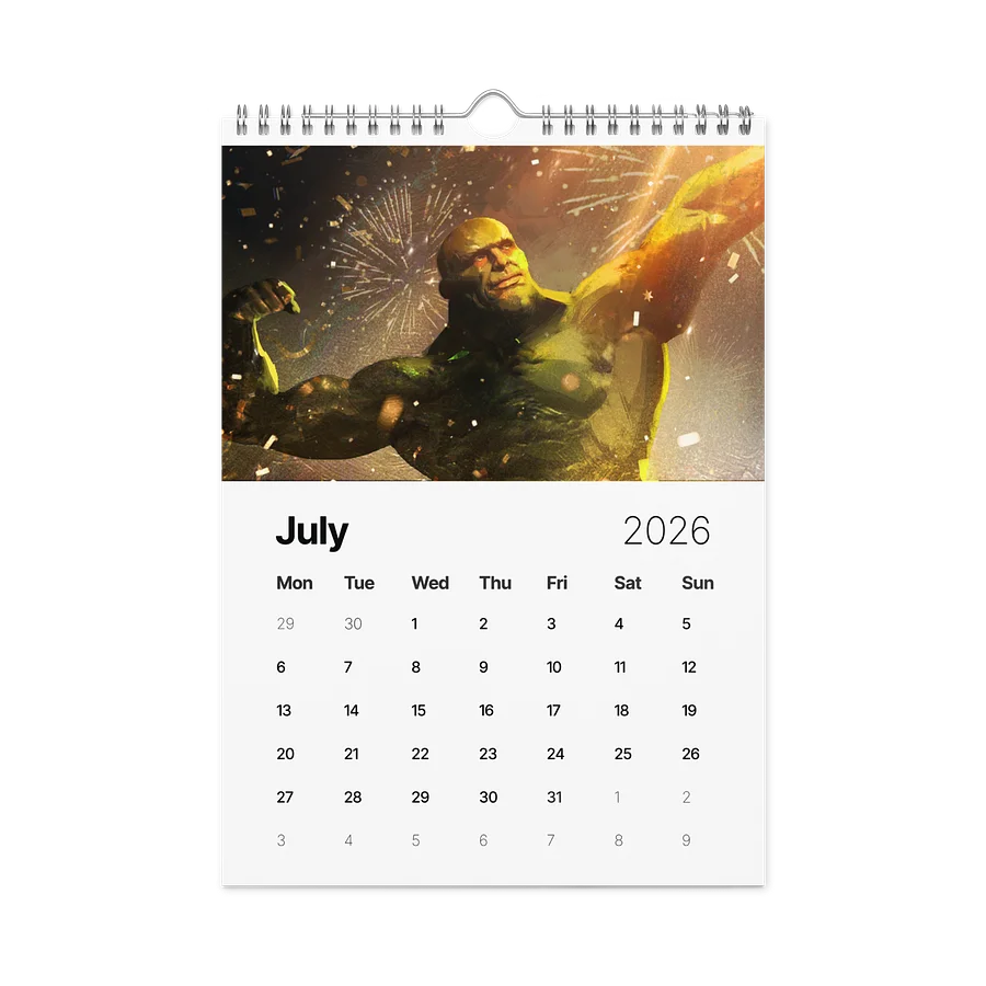 Oxhorn's 2026 Thumbnail Calendar product image (8)