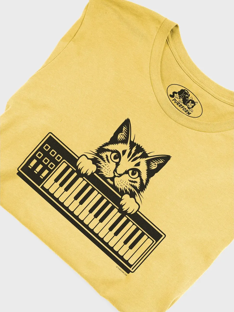 Synthesizer Cat T-Shirt product image (3)
