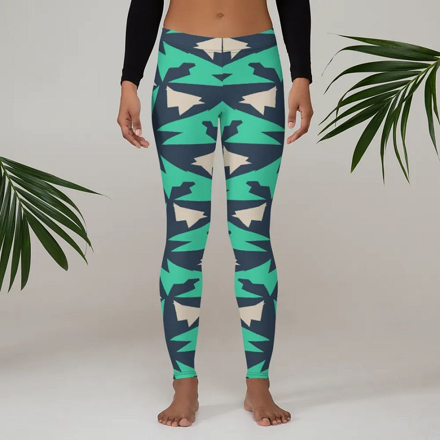 Symmetric Greenery Leggings product image (3)