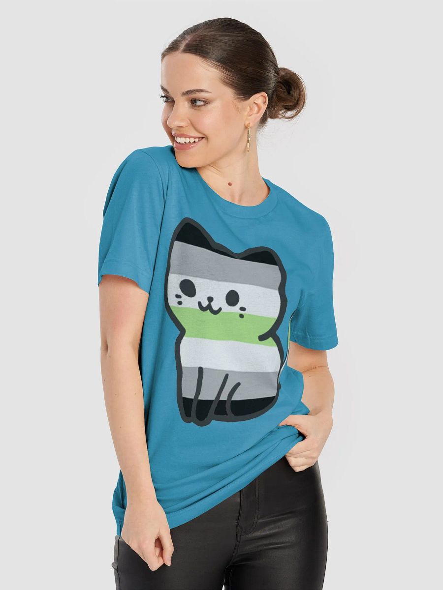Agender Pride Kitty Woman's Shirt product image (84)