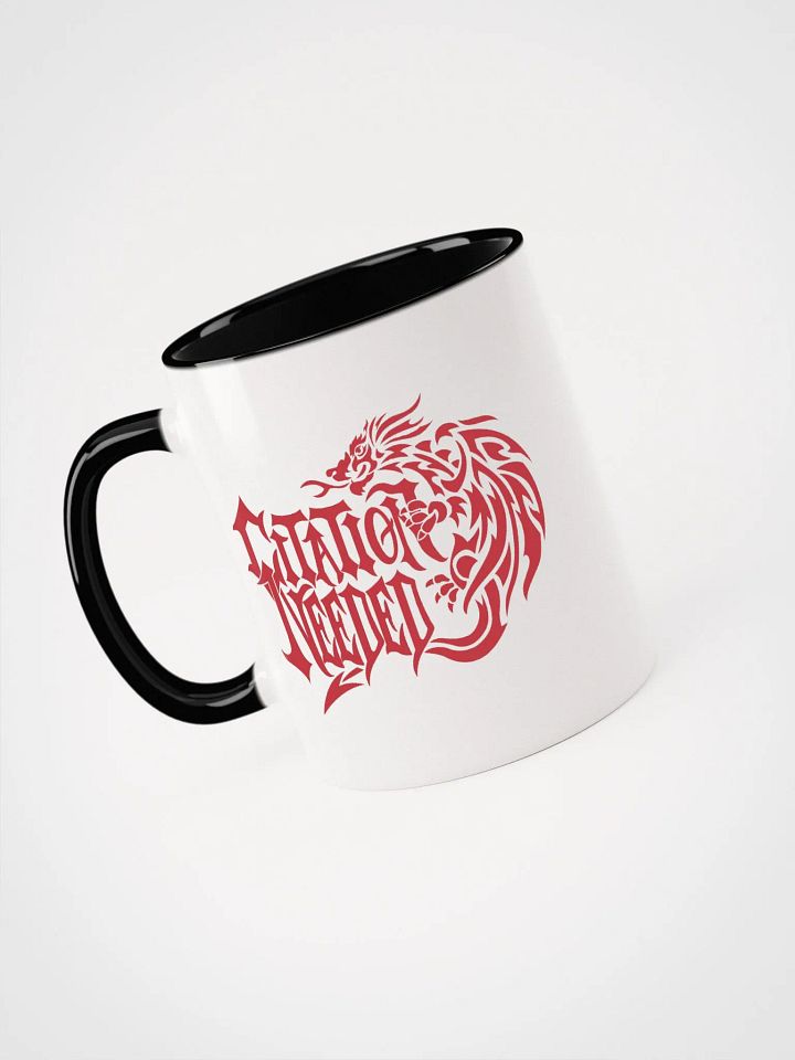 Citation Needed Metal Chaos Dragon Mug (Peekaboo) product image (1)