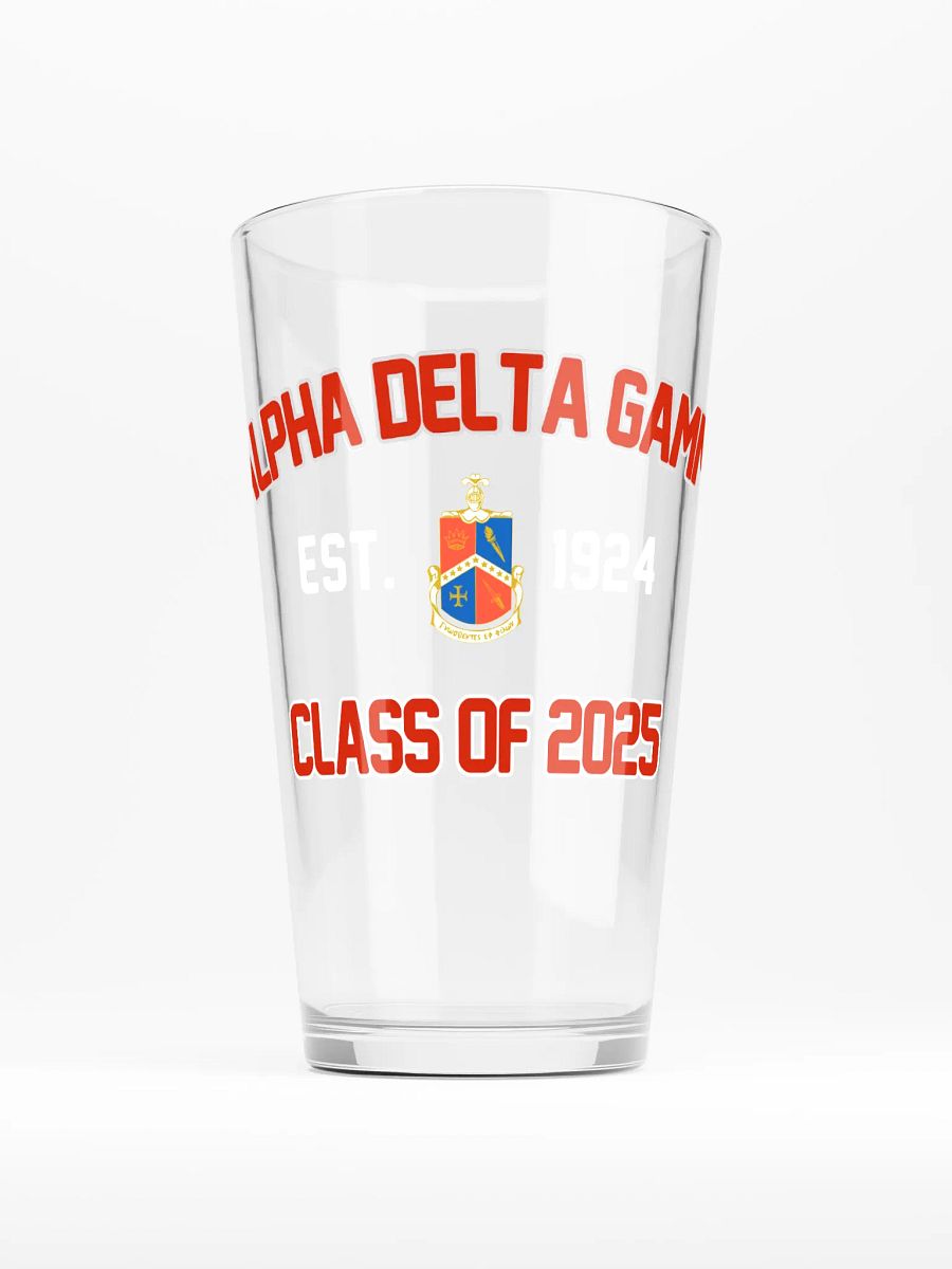 Alpha Delta Gamma Class of 2025 Shaker Pint Glass product image (1)