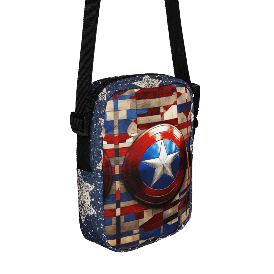 Buhay Tuklas Captain America Patriotic Avenger All-Over Print Crossbody product image (5)