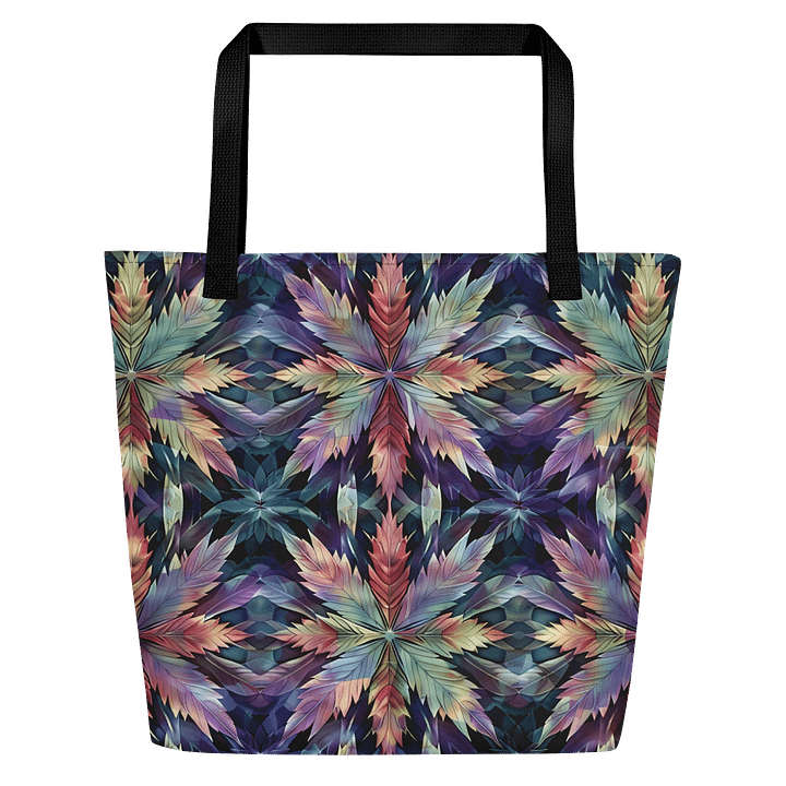 Cannabis - Aurora Blaze – Design | Large All-Over Print Tote Bag product image (1)