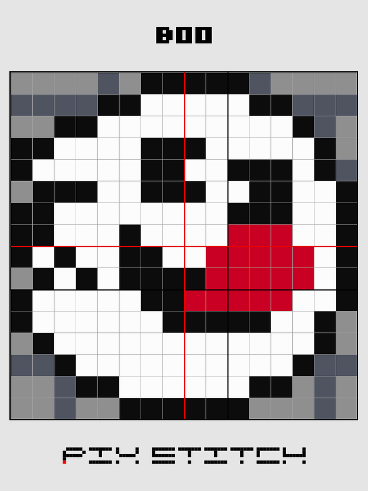 Boo Pixel Art product image (2)