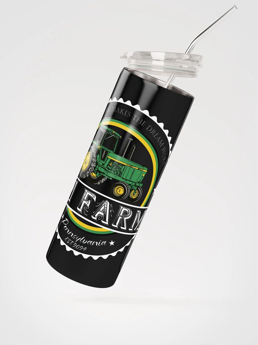 Rustic Tractor Emblem Stainless Steel Tumbler product image (2)