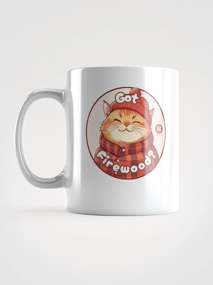Cozy Cat - Got Firewood? | White Glossy Mug product image (16)