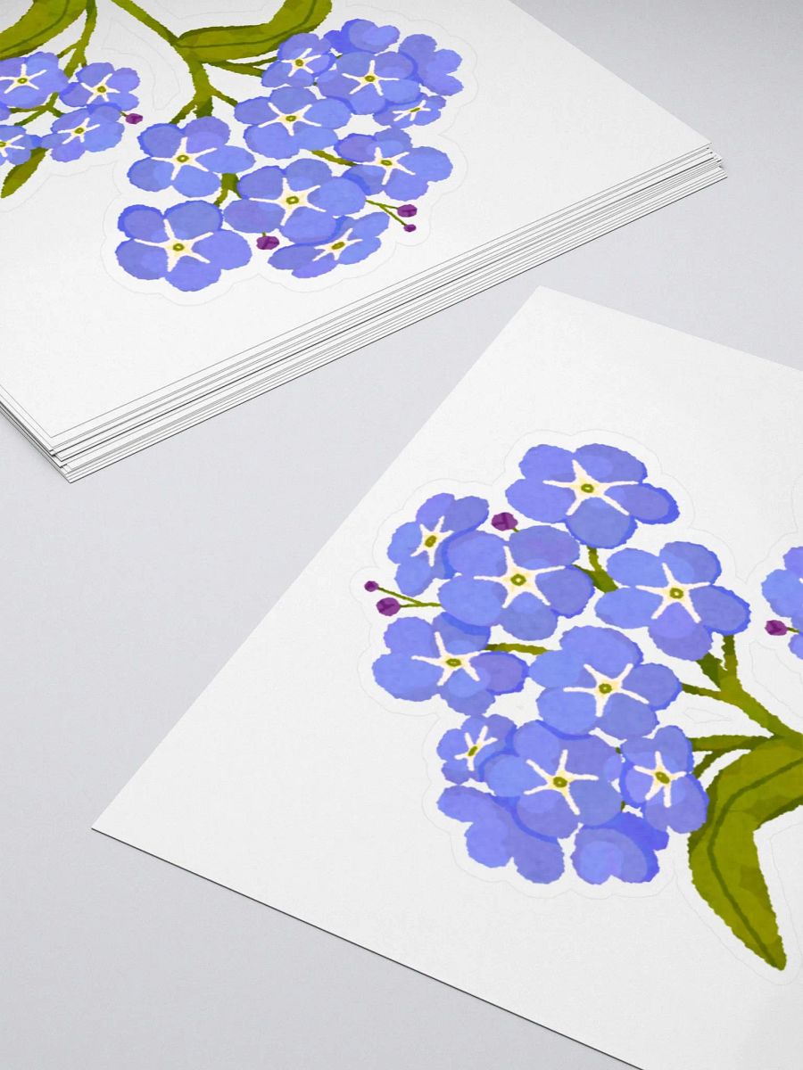 Forget me not Flower Sticker product image (4)