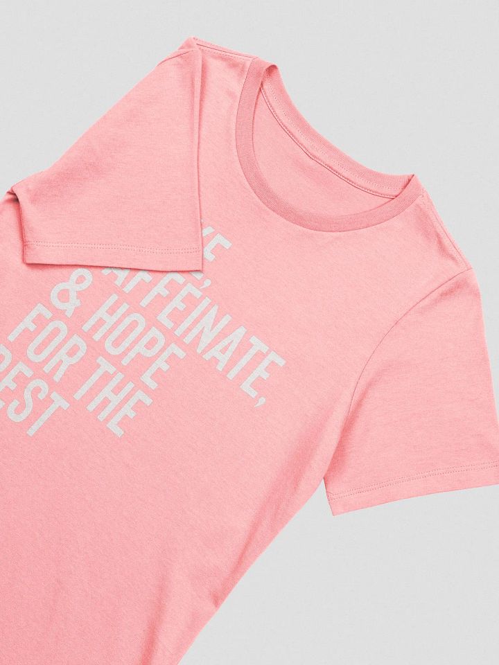 Wake & Caffeinate Tee (White) product image (2)