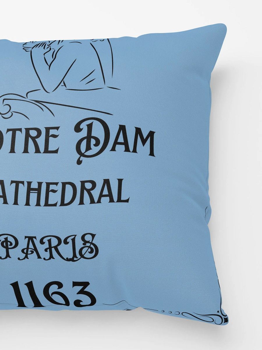Notre Dam Illustration Pillow product image (3)