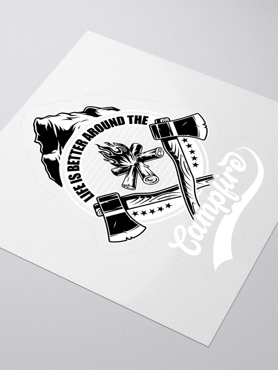 Mountain Campfire Kiss-Cut Stickers product image (10)