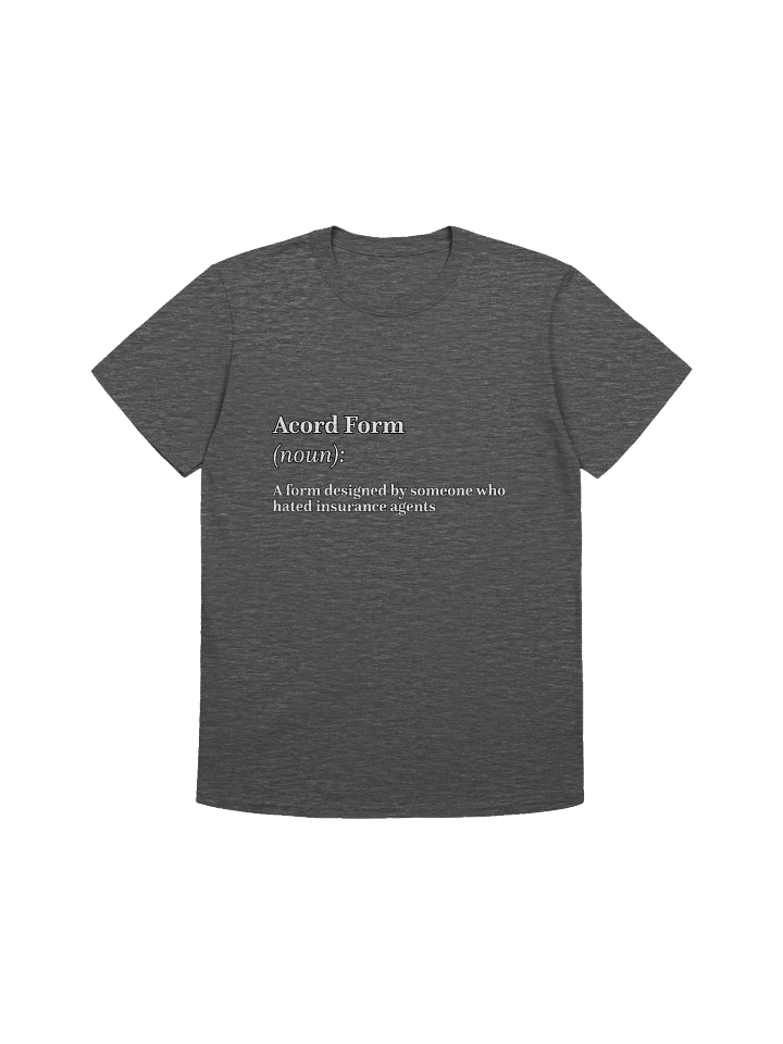 Acord Form Definition Humor T-Shirt product image (11)