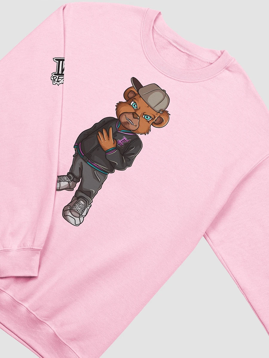 Standing Bear Pink Crewneck Sweatshirt product image (3)