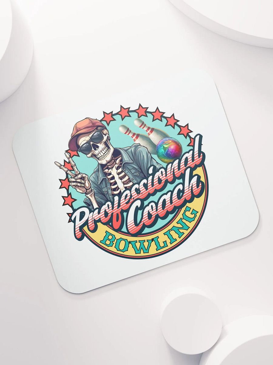 Professional Coach Bowling Skeleton Mouse Pad product image (5)