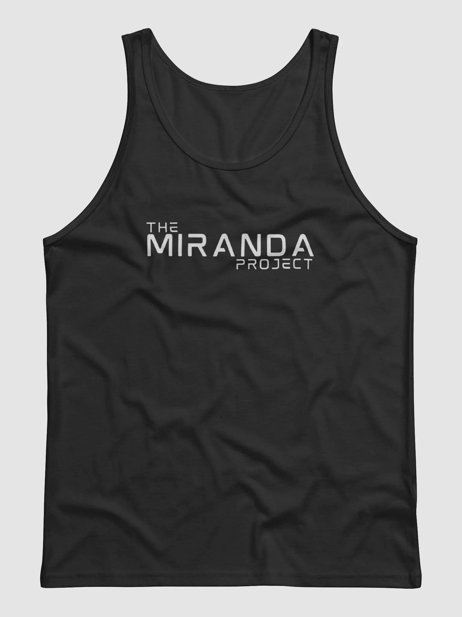 The Miranda Project White Logo Tank Top product image (1)
