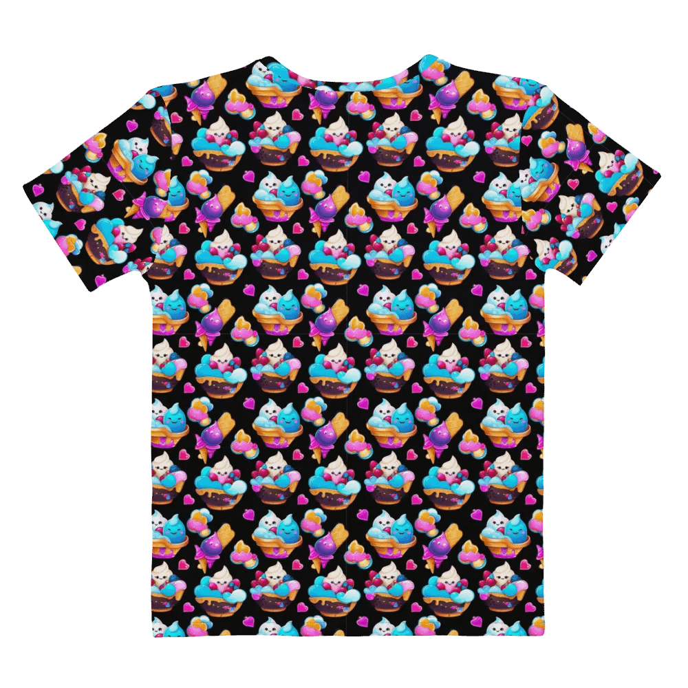Colorful Ice Cream All Over Print T-shirt product image (9)