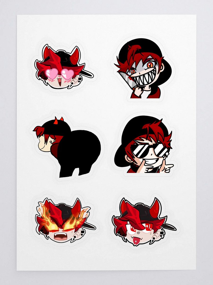 Jozzer Emotes Sticker Sheet product image (3)
