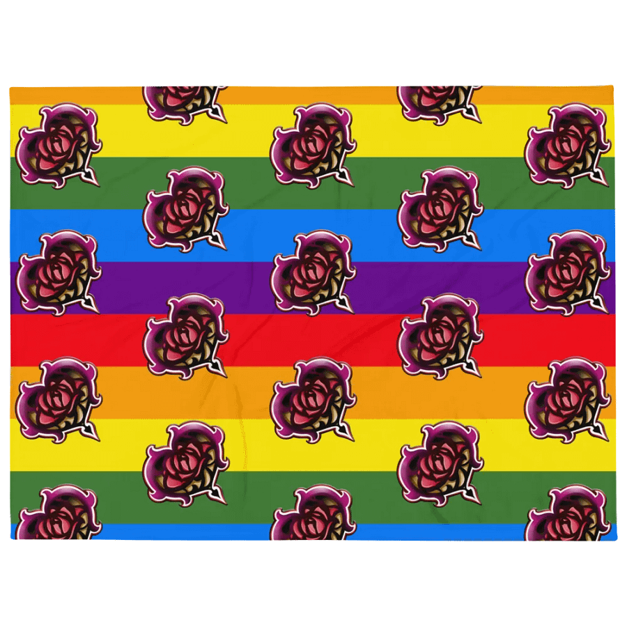 Zagarose Rainbow Throw Blanket product image (1)