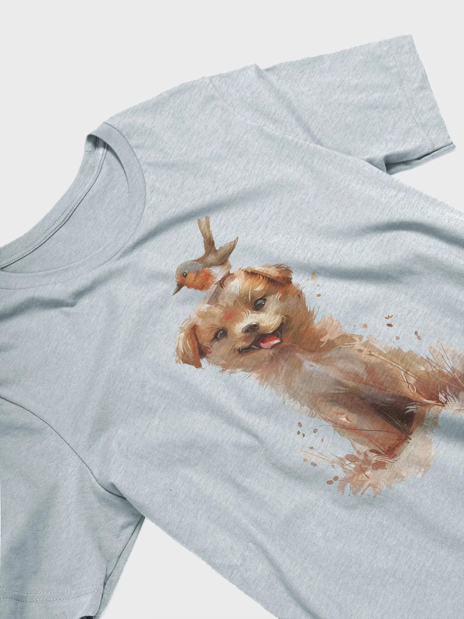 Puppy with Robin on its head product image (4)