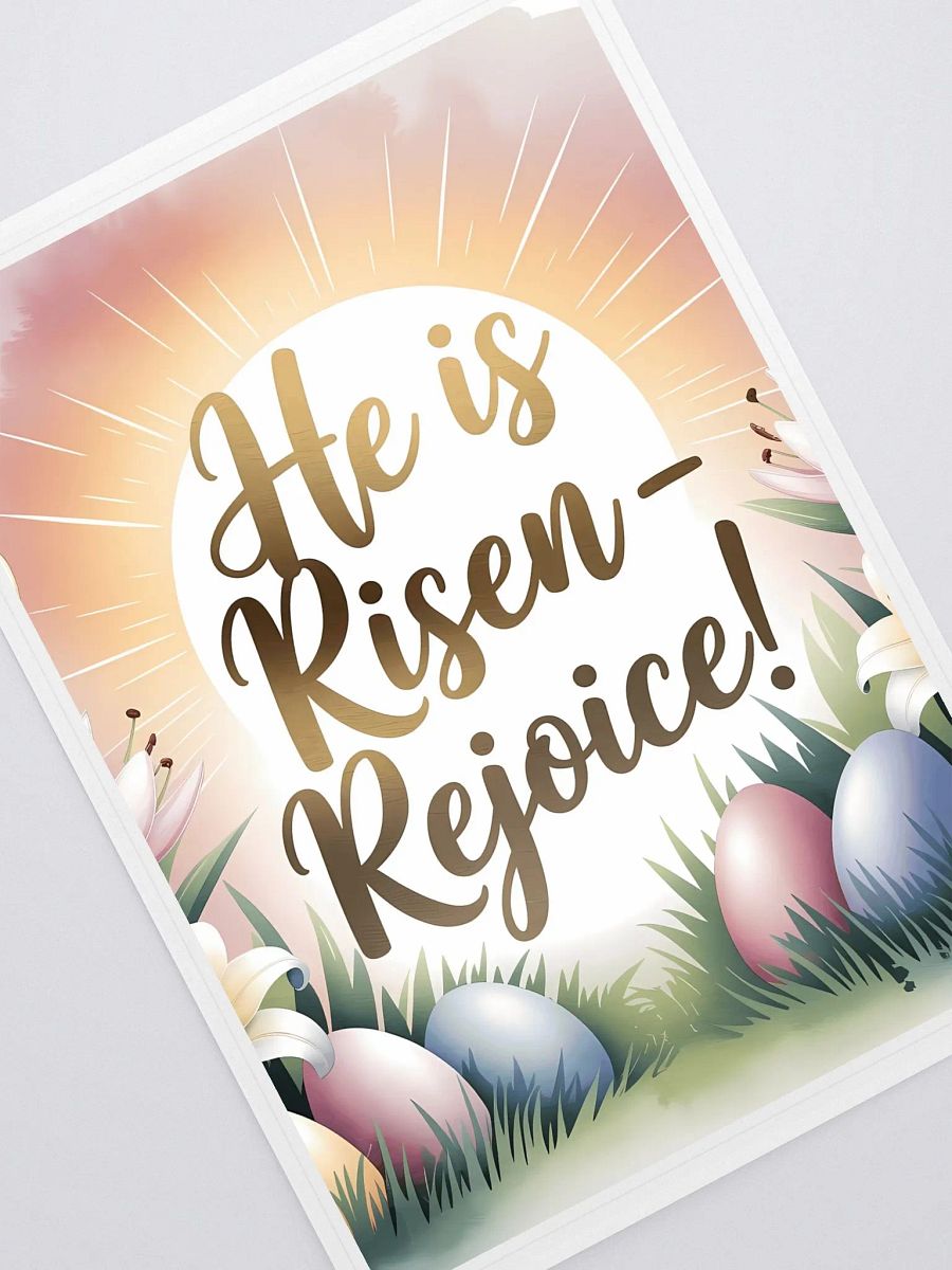 Rejoice: He is Risen Sticker Sheet product image (1)