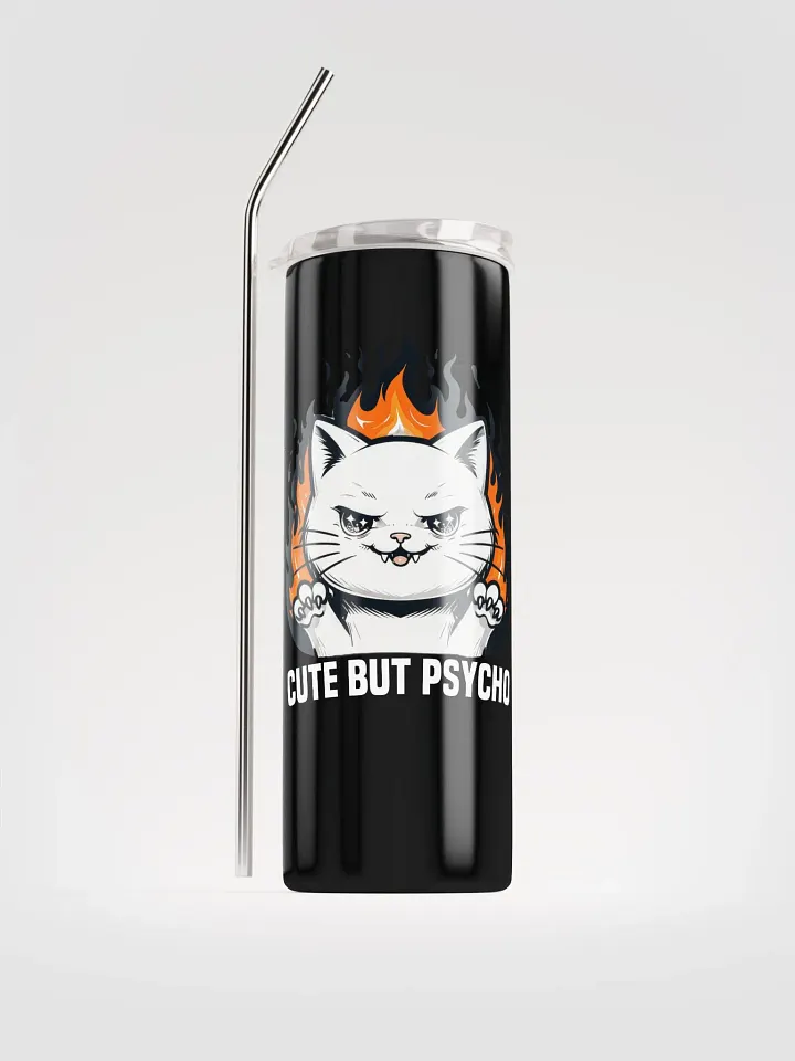 cute but psycho stainless steel cup product image (1)