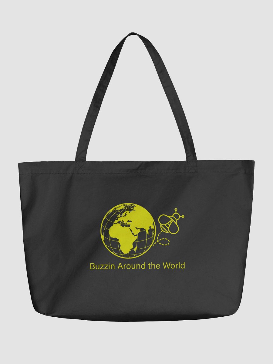 Buzzin Around the World Organic Tote Bag product image (1)