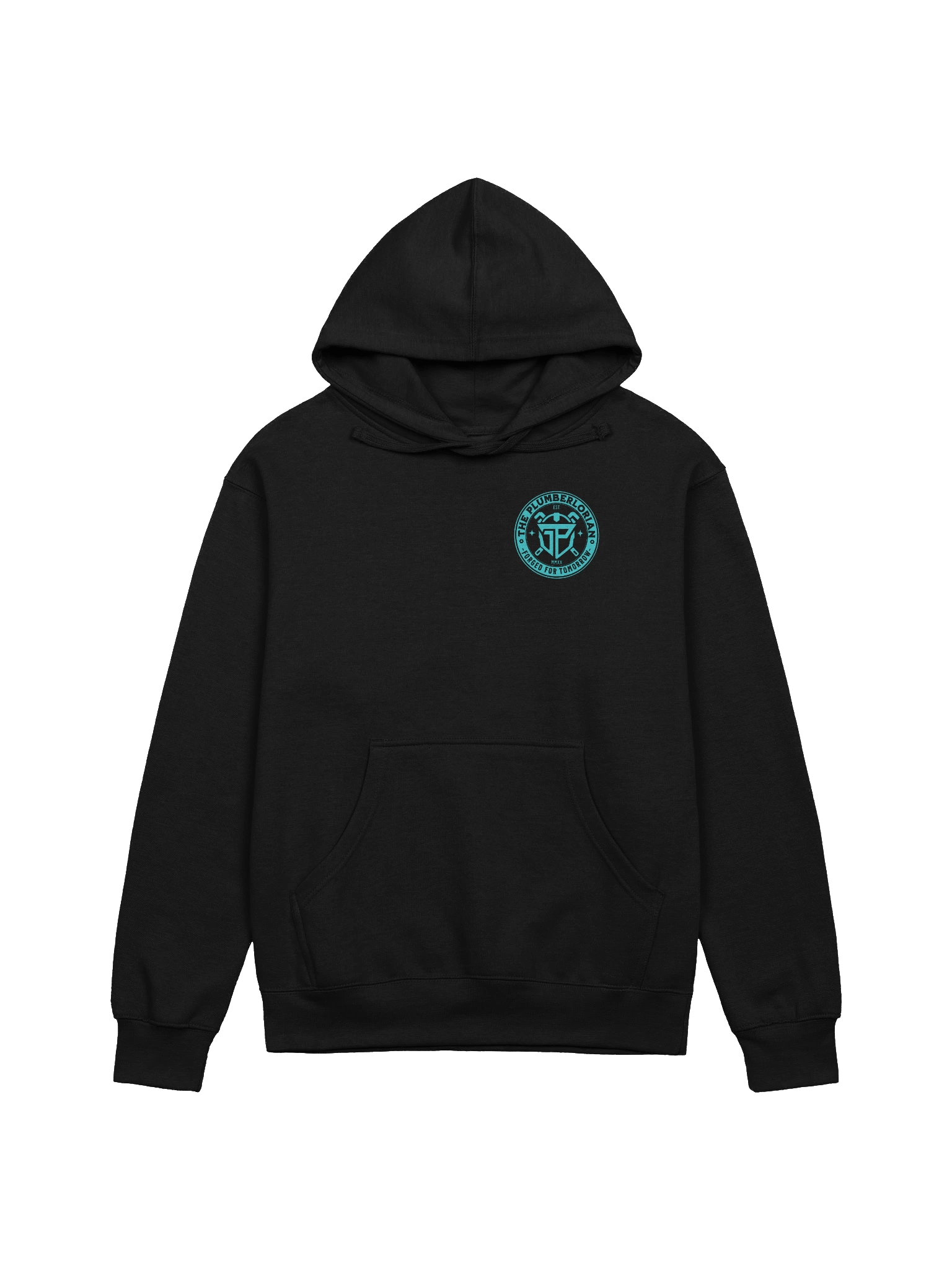 FORGED HOODIE (TEAL LOGO) product image (3)