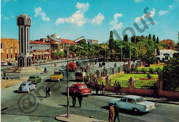 حمص ساحة الساعة الجديدة 1970 - صورة رقمية product image (1)