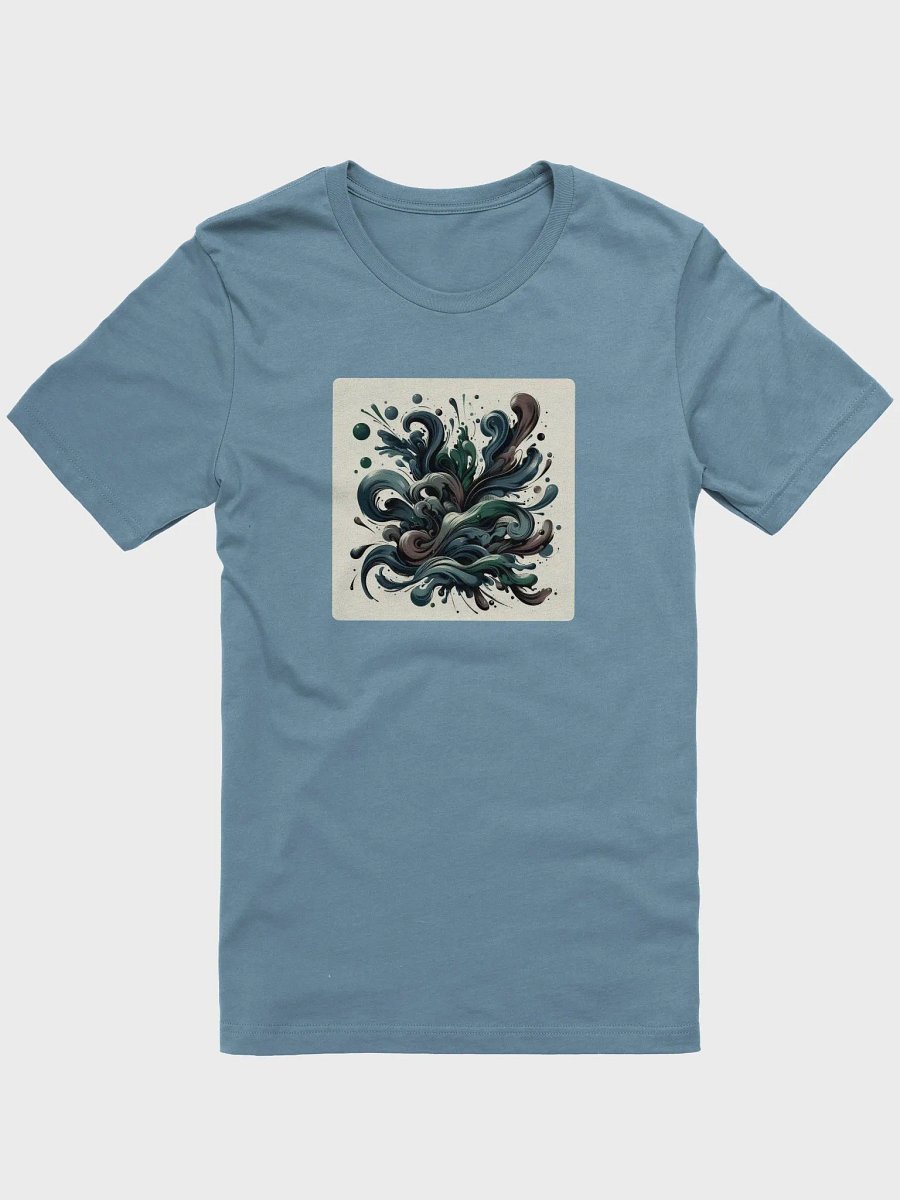 Iconic Comfort Tee | AI Design abstract fluid product image (1)