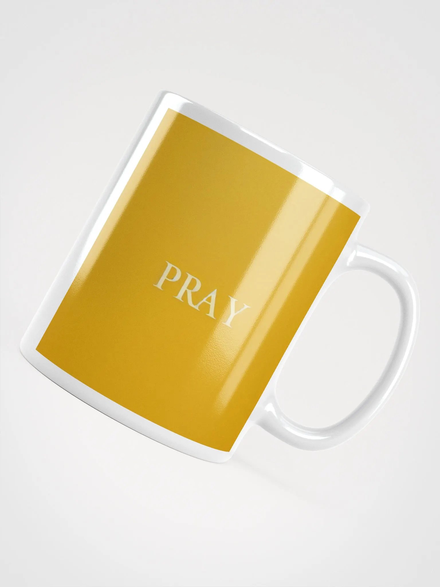 Yellow Pray Mug product image (4)