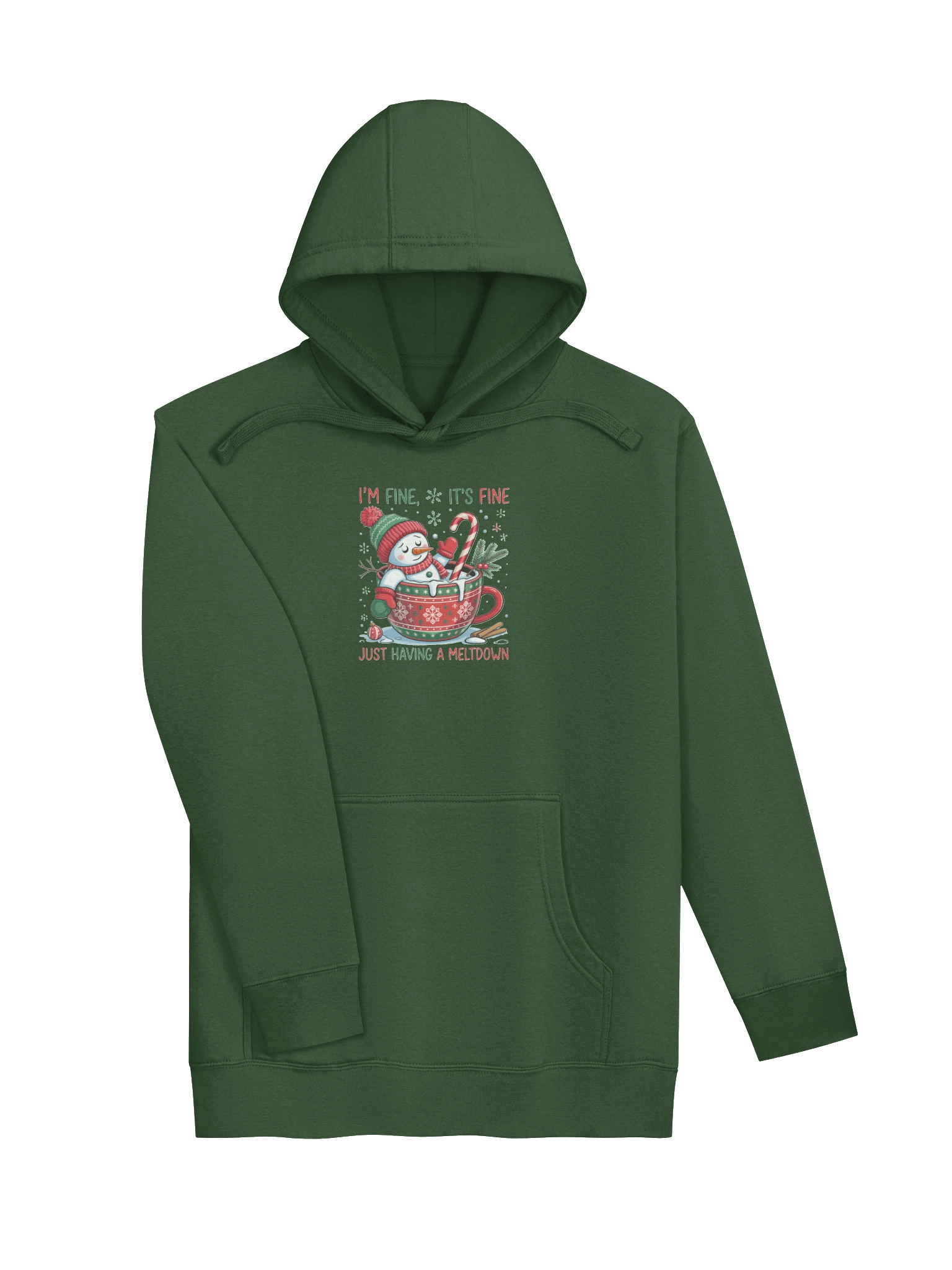 Festive Meltdown Snowman Hoodie product image (3)
