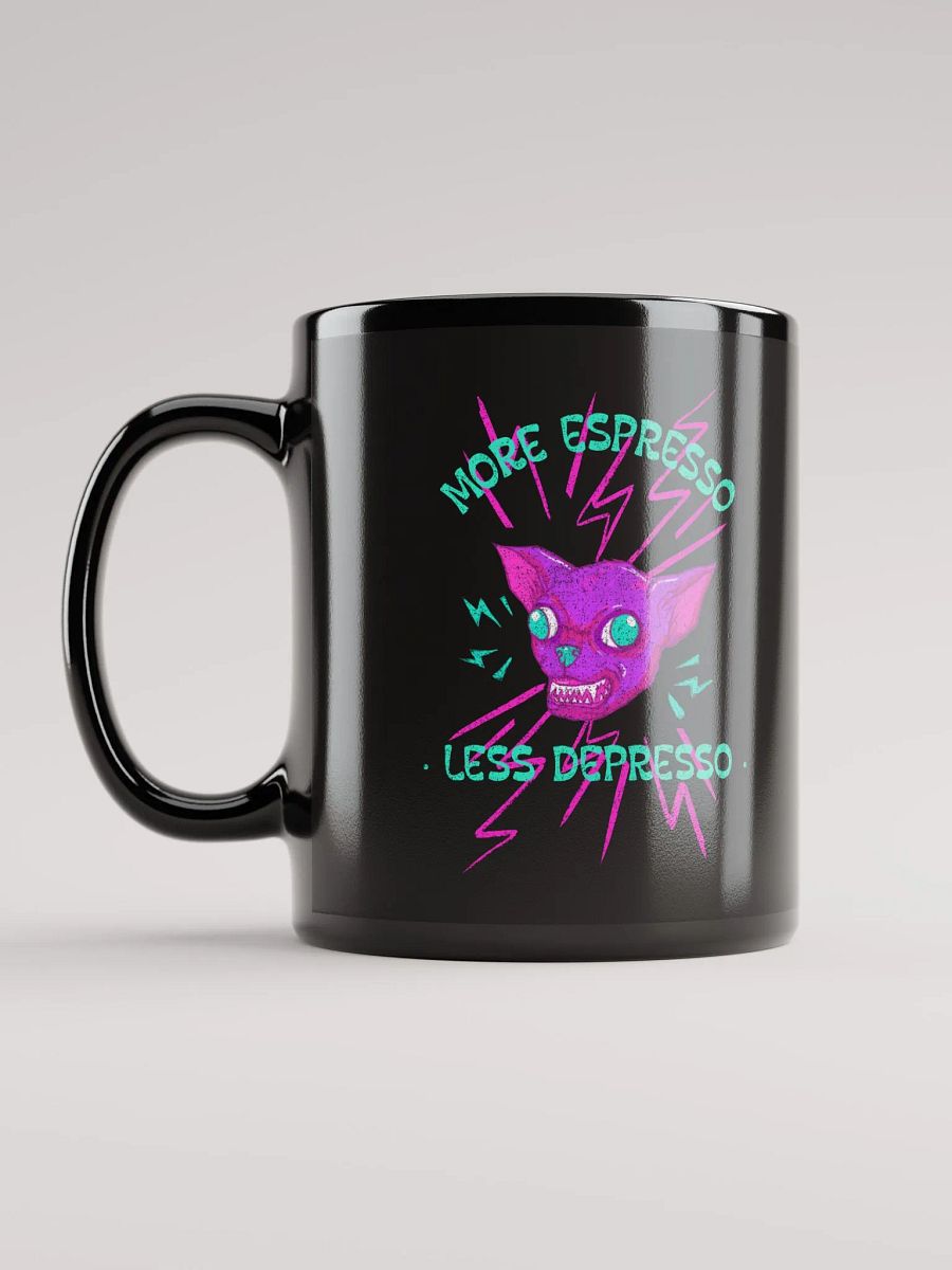 Mischievous Espresso Cat Mug product image (2)