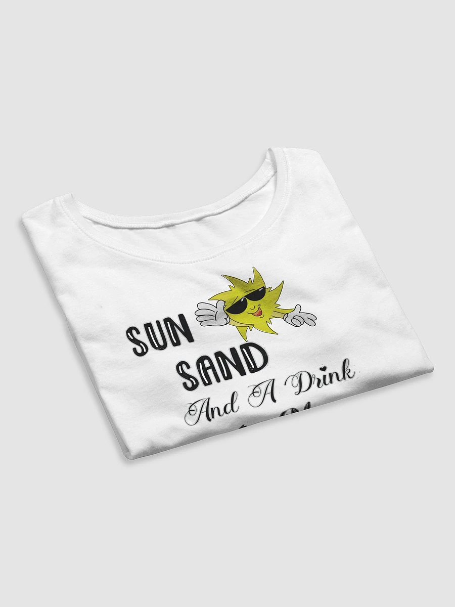 Sun Sand and a Drink in my Hand Cropped T product image (7)