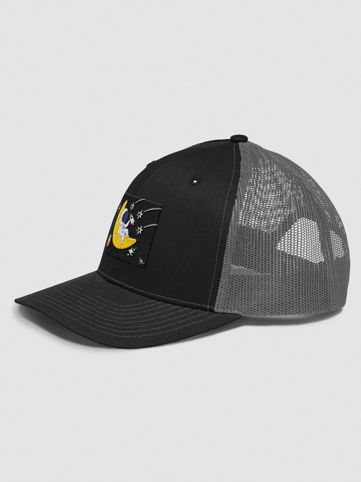Astronaut Moon Star Trucker Hat product image (2)