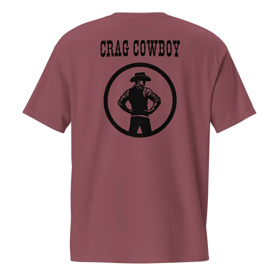 Crag Cowboy (front and back) - Pocket Tee [Unisex Sizing] product image (5)