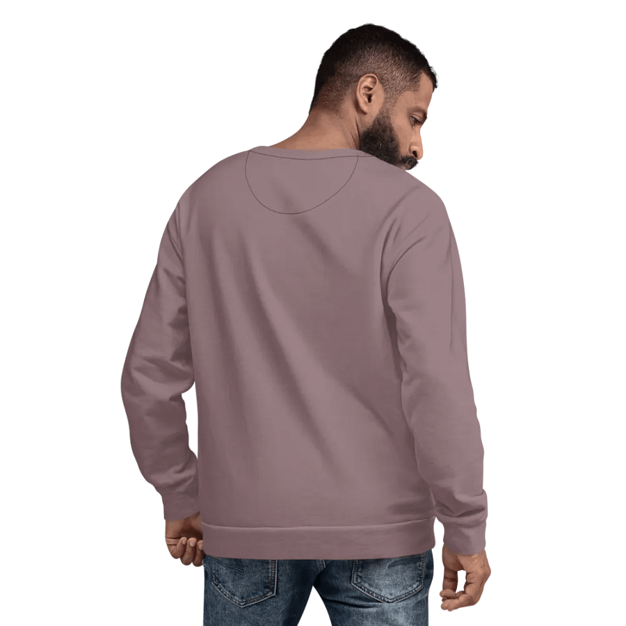Plain Mauve Soft Summer Unisex Recycled Polyester Heavyweight Premium Sweatshirt by Treasure Pie product image (9)