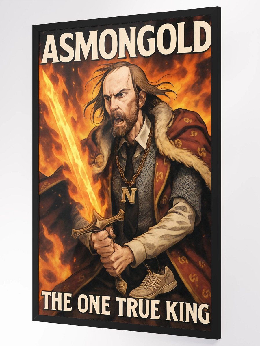 Asmongold The King Mega Framed Print product image (3)