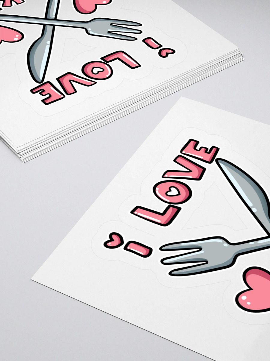 I ♥ Fork-Knife Sticker product image (4)