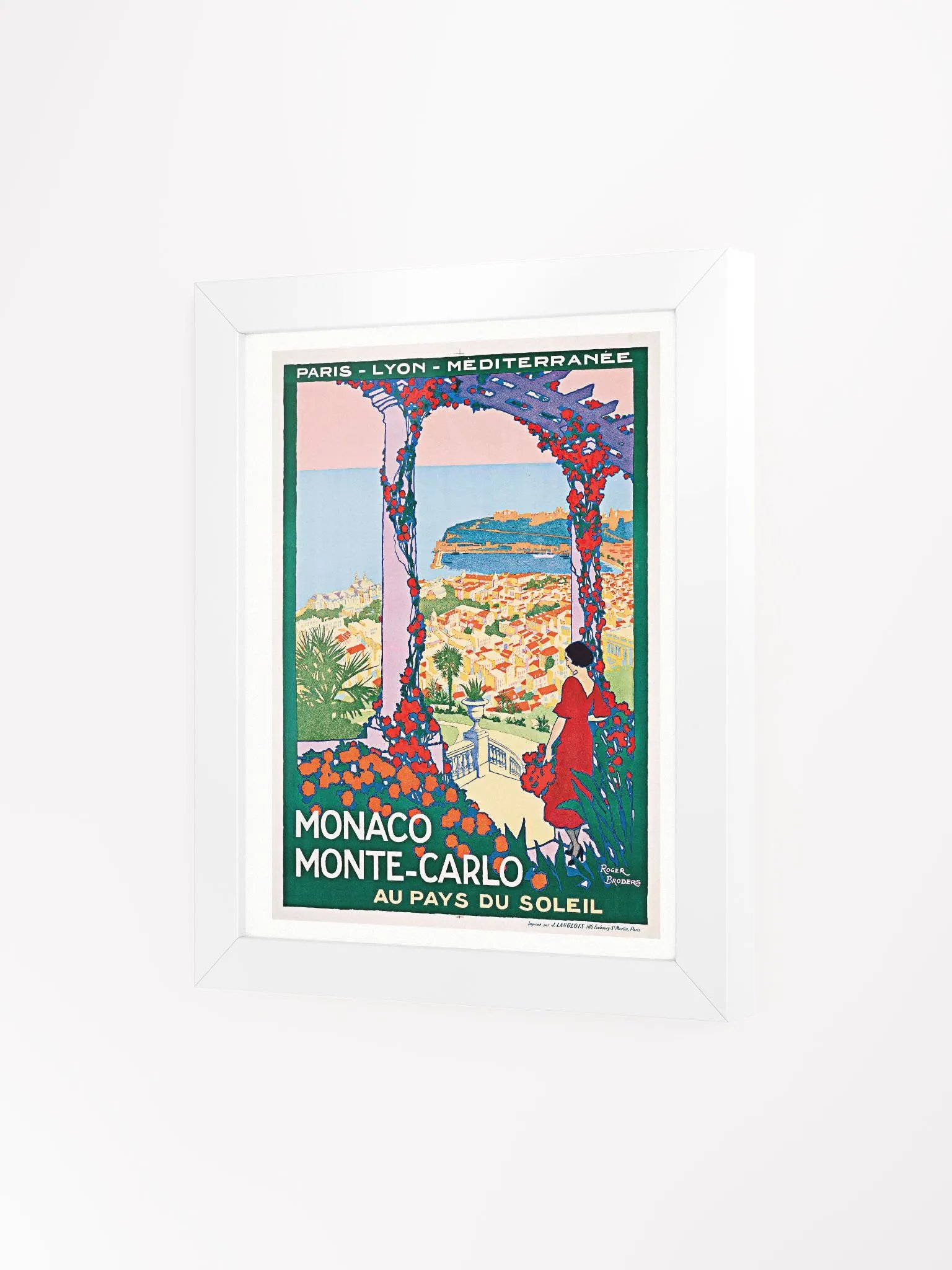 1922 Monaco Monte-Carlo Travel Poster by Roger Broders product image (51)